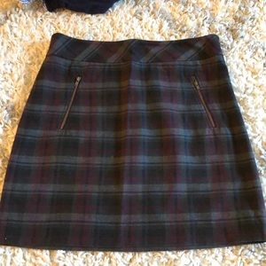 Plaid LOFT Mini Skirt
